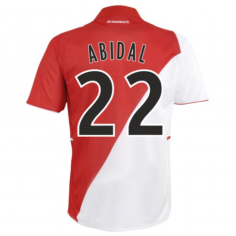 13-14 AS Monaco FC #22 Abidal Home Soccer Jersey Shirt - Click Image to Close